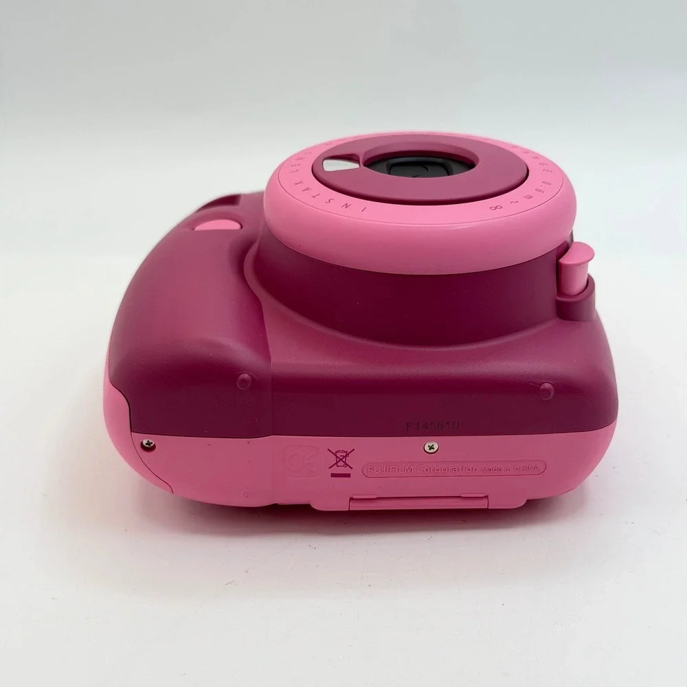 Fujifilm Instax Mini 9 Instant Camera Purple Pink Two-Tone Bundle with Case New